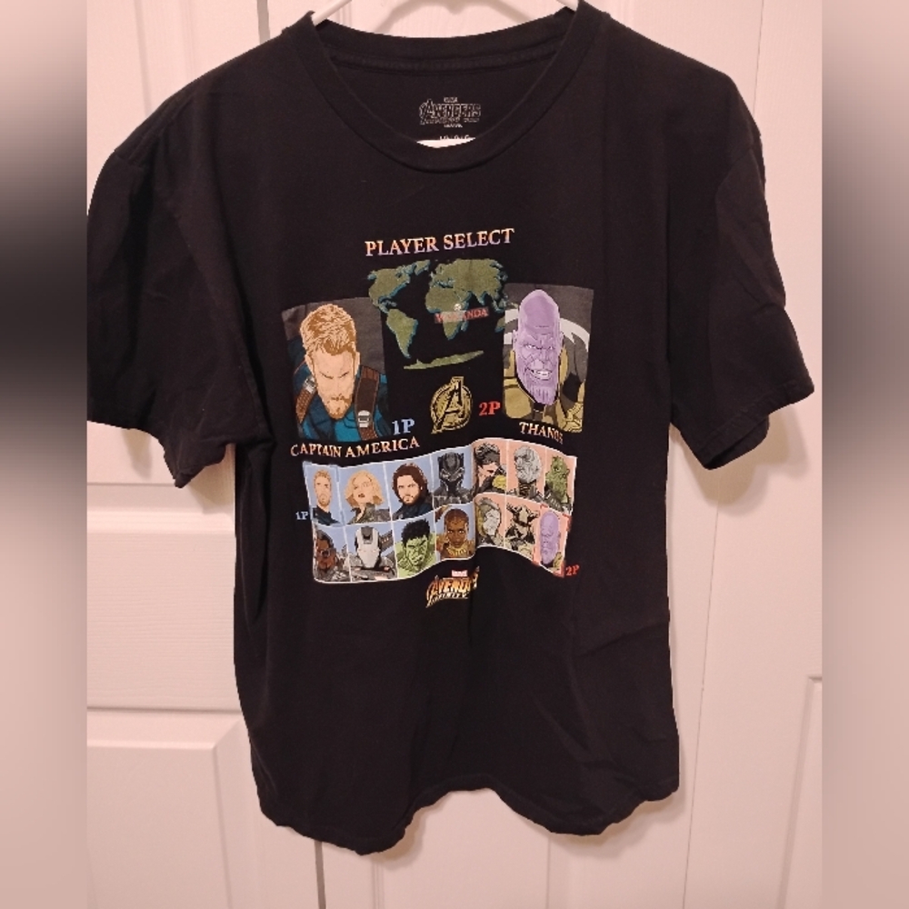 Marvel Avengers Player select T-shirt size large